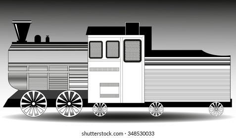 Abstract image of train