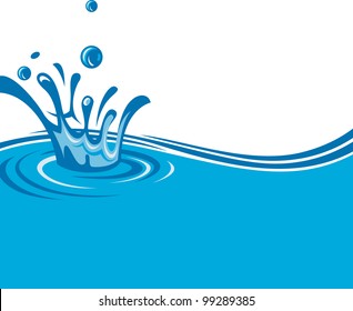 abstract image of waters background