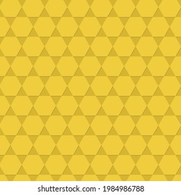 abstract image with yellow color hexagon