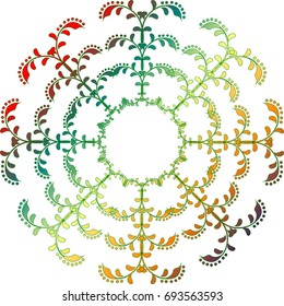 Abstract image,ornament,floral motif