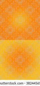 Abstract images of flowers, seamless pattern