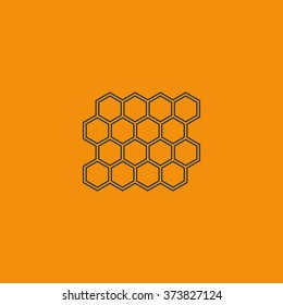 Abstract images of molecular structures.