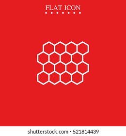 Abstract images of molecular structures.