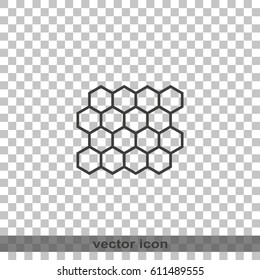 Abstract images of molecular structures.