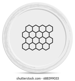 Abstract images of molecular structures.