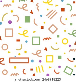 Imágenes Abstractas de líneas bidimensionales a todo color