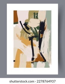 Imaginación abstracta, caos creativo, estampado artístico. Fondo decorativo contemporáneo con caos. Paredes de arte para el diseño interior. Afiche de imaginación abstracta mínimo imprescriptible.