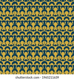 abstract Imitation gold with blue design seamless patterns. A seamless vector background. blue with Imitation gold ornament. Graphic modern pattern. Simple graphic design.