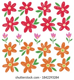 Abstract and impressive cute flower material,