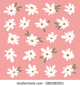 Abstract and impressive cute flower material,