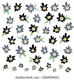 Abstract and impressive cute flower material,