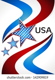 Abstract Independence Day background.