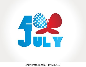  Abstract Independence Day background.