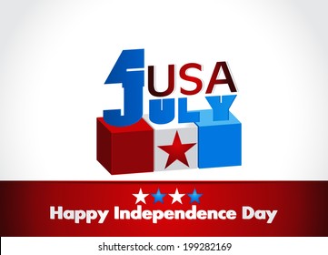  Abstract Independence Day background.