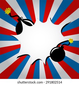 Abstract independence day background 