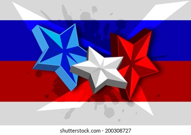 Abstract Independence Day Background with 4 July effect text