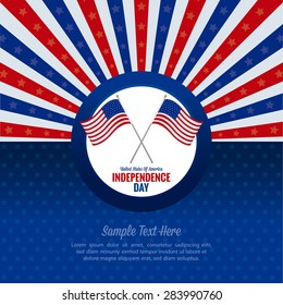 abstract independence day background with some special objects