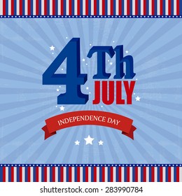 abstract independence day background with some special objects