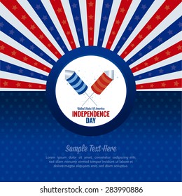 abstract independence day background with some special objects