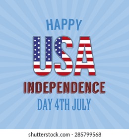 abstract independence day background with some special objects