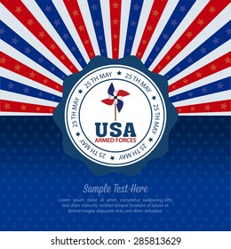 abstract independence day background with some special objects