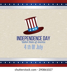 Abstract independence day background with some special objects