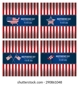 Abstract independence day background with some special objects