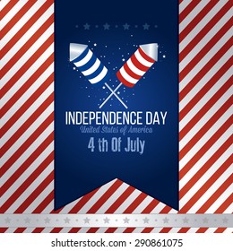 Abstract independence day background with some special objects