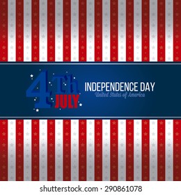 Abstract independence day background with some special objects