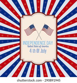 Abstract Independence day background with some special objects