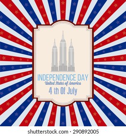 Abstract Independence day background with some special objects