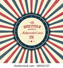 abstract Independence day background with special objects