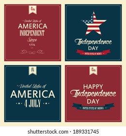 abstract Independence day background with special objects