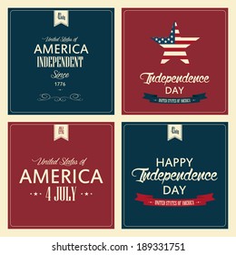 abstract Independence day background with special objects
