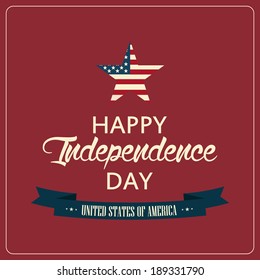 abstract Independence day background with special objects