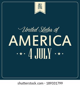 abstract Independence day background with special objects