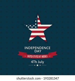 Abstract Independence day background with special objects