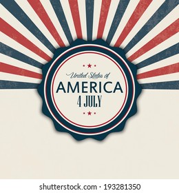 Abstract Independence day background with special objects