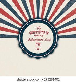 Abstract Independence day background with special objects