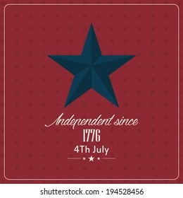 abstract independence day background with special objects