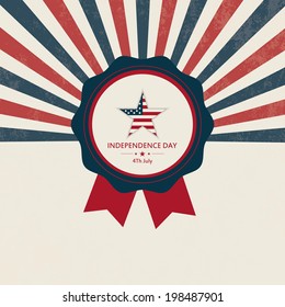 abstract independence day background with special objects