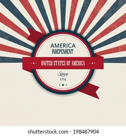 abstract independence day background with special objects