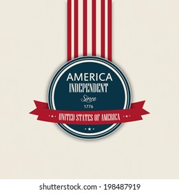 abstract independence day background with special objects