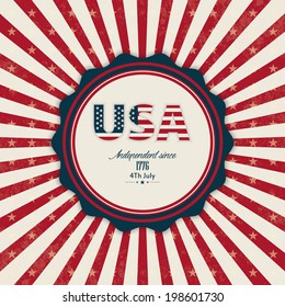abstract independence day background with special objects
