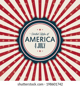abstract independence day background with special objects