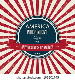 abstract independence day background with special objects