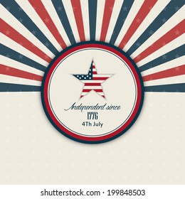Abstract independence day background with special objects