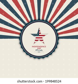 Abstract independence day background with special objects