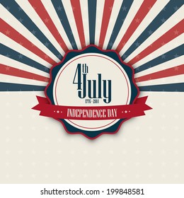 Abstract independence day background with special objects