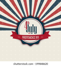 Abstract independence day background with special objects